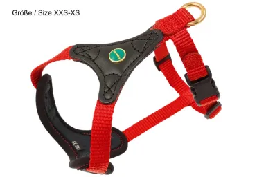 Dog Harness FOLLOW "Start" red-black
