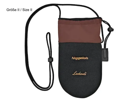 Leckerli Tasche „Quick“ schwarz-braun