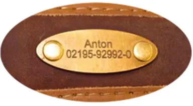 INDIVIDUAL Leather Collar - customized article